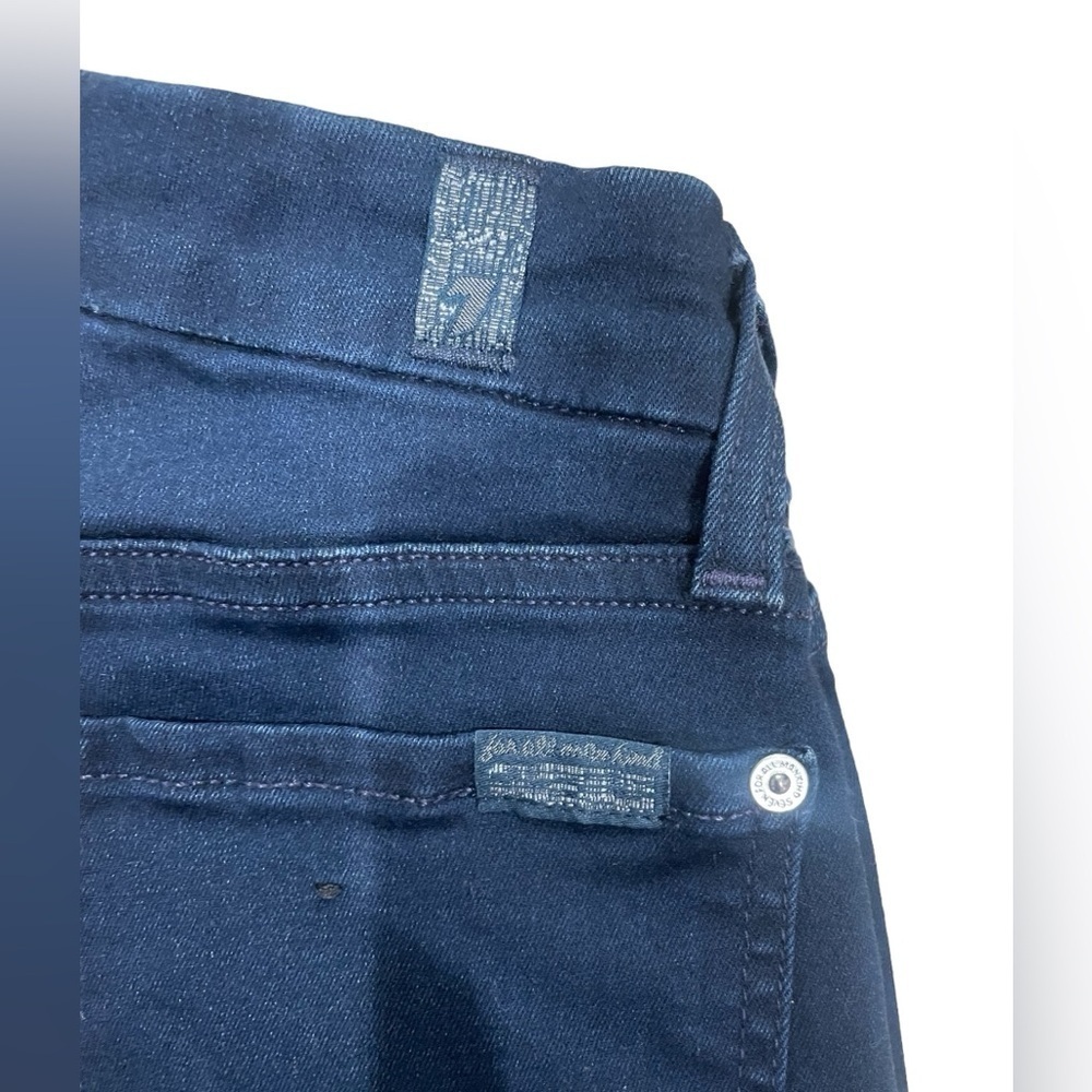 7 for all Mankind Kimmie Straight Dark Wash Jeans - Picture 5 of 9